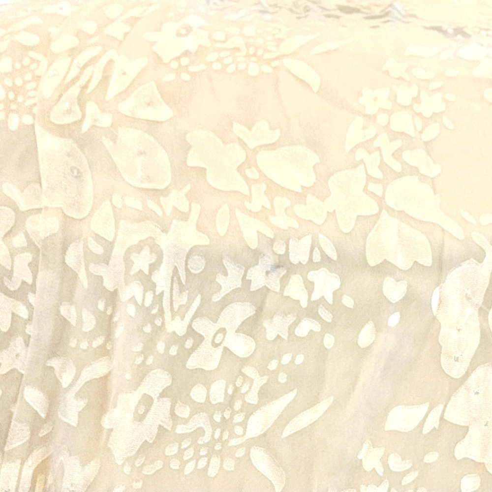 NWOT'S - ALEX EVENINGS - Cream White Floral Print On Shear- Size 4 - 2 piece set - Picture 11 of 11